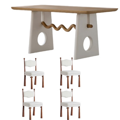 Creamy Oak Dining Table 2025 | Modern Compact