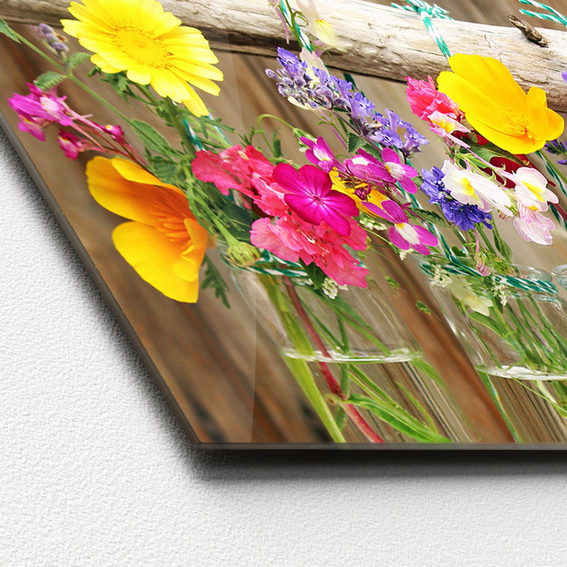 Plants In Vases - No Frame Print on Glass