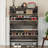 20-Pair Shoe Storage Cabinet with 2 Flip-Down Drawers, 2 Shelves & Adjustable Shelves, Side Hooks-842811513