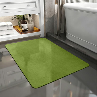 rubber carpet Diatomaceous Earth Bath Mat With Rubber Non-Slide Backing Super Absorbent Quickly Dry Stones Shower Mat For Bathroom Floor Fast Drying Diatomite Mats