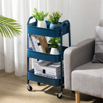Thelen 76cm H x 39cm W Utility Cart with Wheels