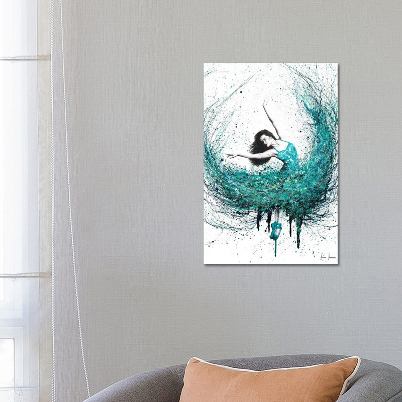 Jade Ballet by Ashvin Harrison - Print on Canvas, Wrapped Canvas, 66.04 cm H x 45.72 cm W x 1.91 cm D