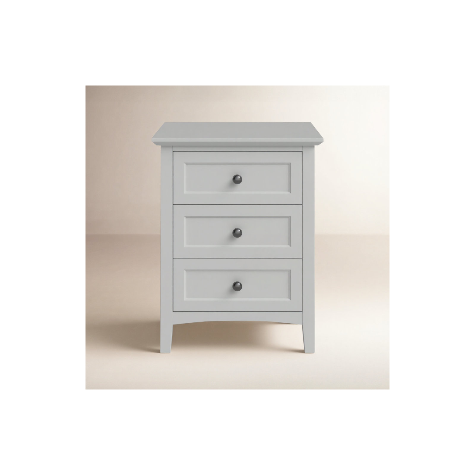 Renee 3 - Drawer Nightstand, Gray
