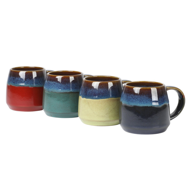 Ensemble de grandes tasses en forme de ventre de 14 onces Gibson Home Empressa