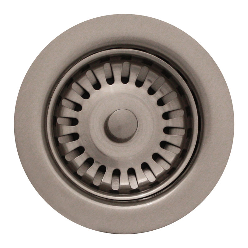 Rainbow 4.5'' W Basket Strainer, Brushed Nickel