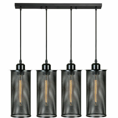 Langsa 4 - Light Black Pendant