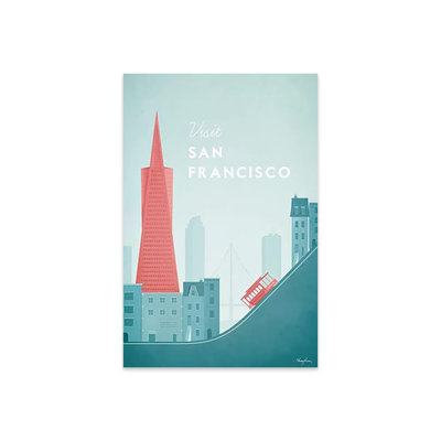 San Francisco, impression sur verre acrylique
