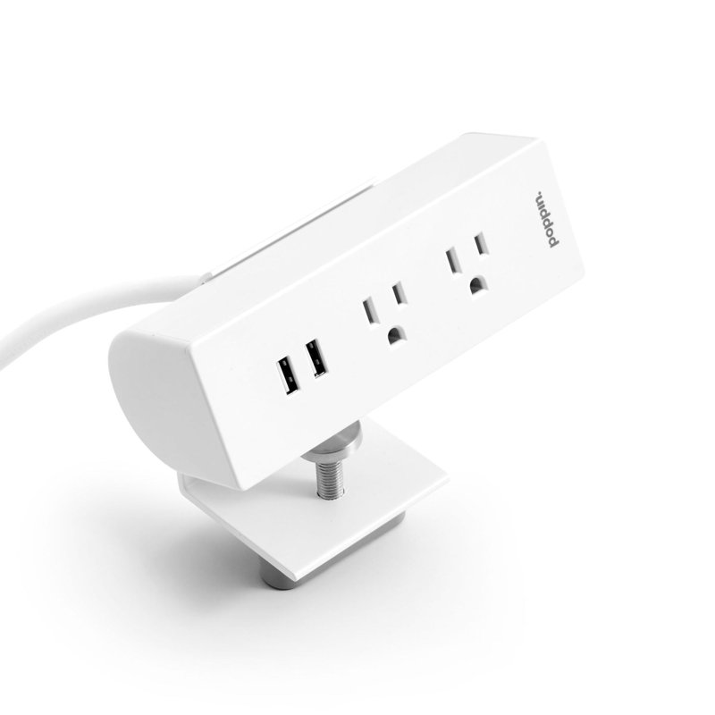 Power Points Clip-On Outlet, USB-A