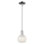 Arcadia - Mouchette blanche - Mini-luminaire suspendu avec tige 6 po 1 lumière