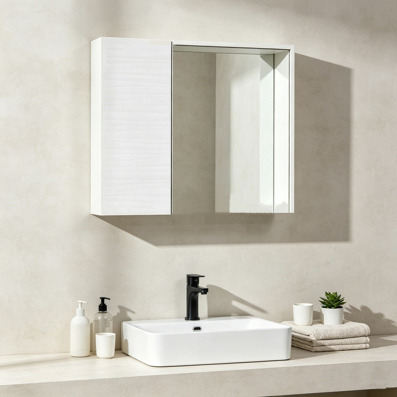 W H Medicine Cabinet Mirror