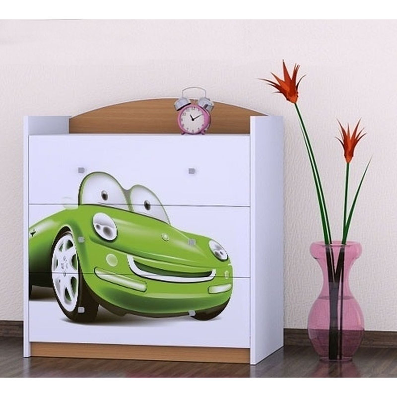 Nickols 3 Drawer Chest, Beech