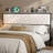 Headboard With Storage And Charging Station, Upholstered Storage Headboard Only With Bed Frame Brackets Adapter, Button Tufted Design, Easy Assembly-186466650-186466655