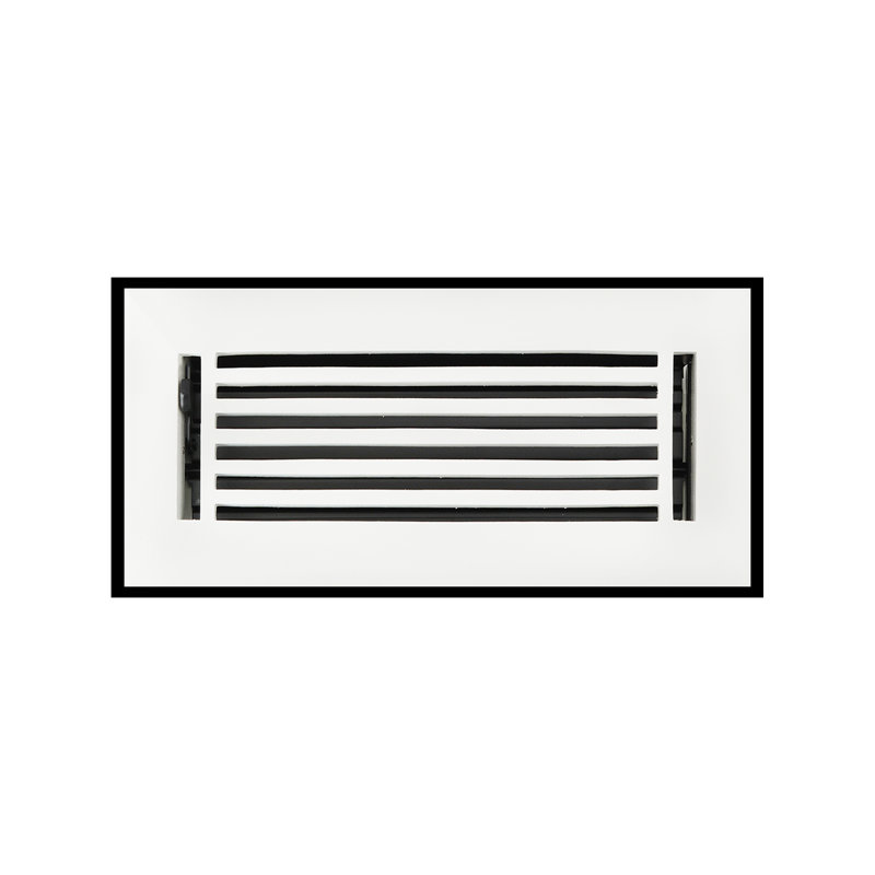 Ouverture de conduit d'air linéaire 3 po x 10 po (ouverture totale 4-1 / 2 po x 11-3 / 4 po), Blanc thermolaqué