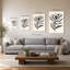 «Ink Flower I Cream» par Sara Zieve Miller - Impression sur toile