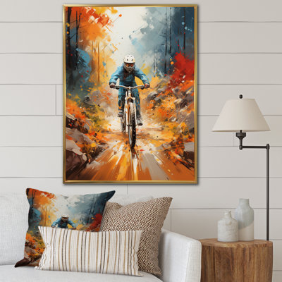 Coran " Bicycle Abstracted Trails An II "