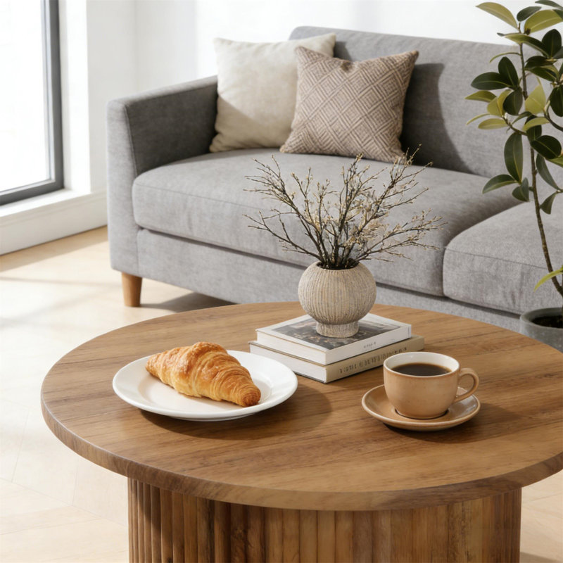 Table de centre de style Stylish Circle (sans la chaise)