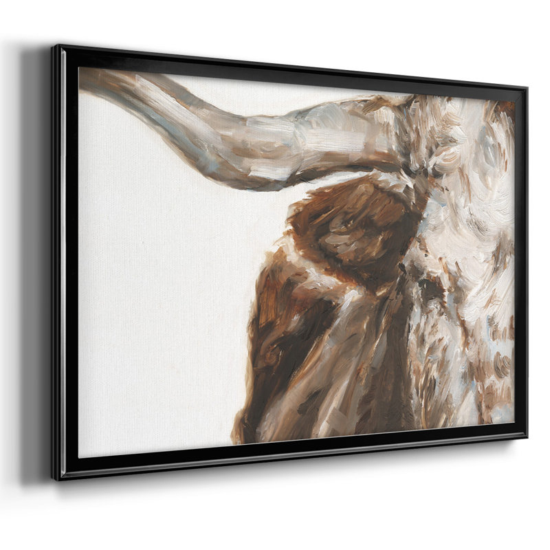 «Steer Clear I», reproduction sur toile, Noir, H 18 po x l 26 po x P 1,5 po