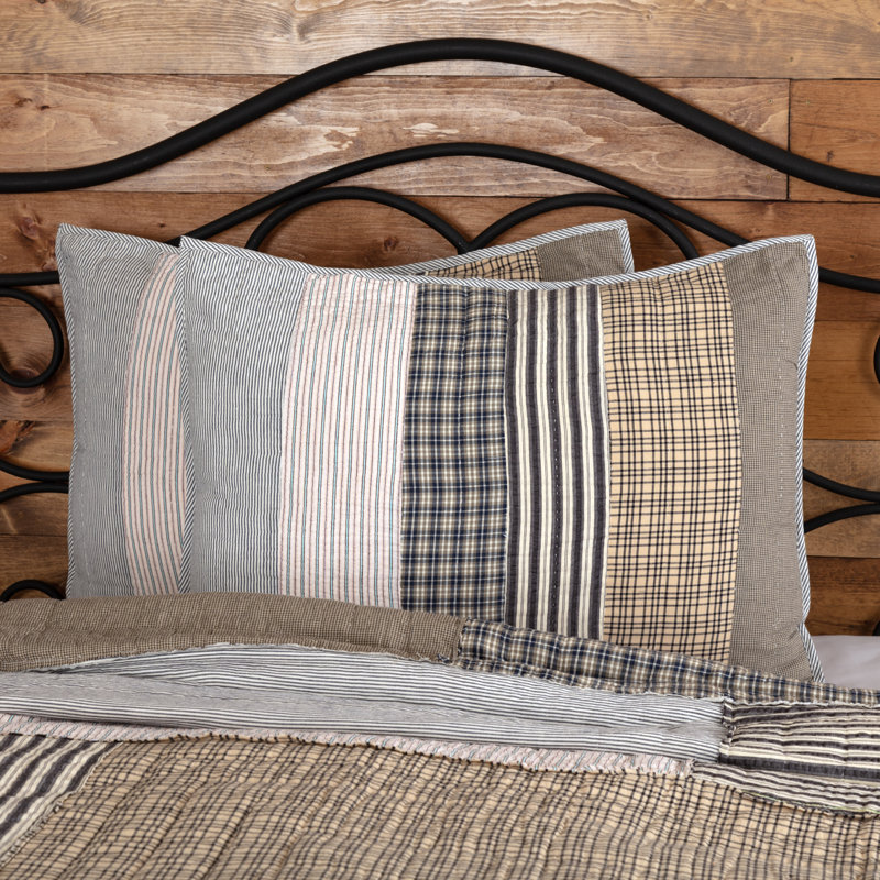 Ashmont Standard Cotton Patchwork Farmhouse Sham