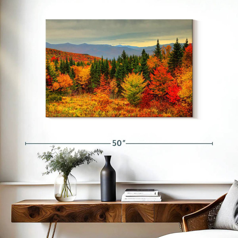 Alvord White Mountains Autumn, H 26 po x l 39 po