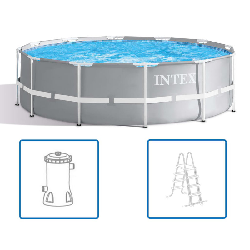 Ensemble de structure en acier VidaXL,  L 179,9 po x H 48 po, Gris