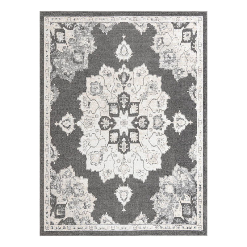 Oriental Indoor Rug, Rectangle 9' x 12'
