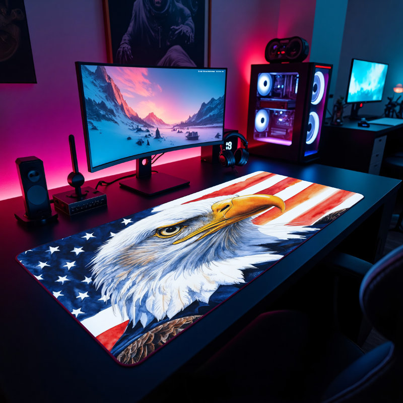 Polyester Desk Pad, 23.6x13.8