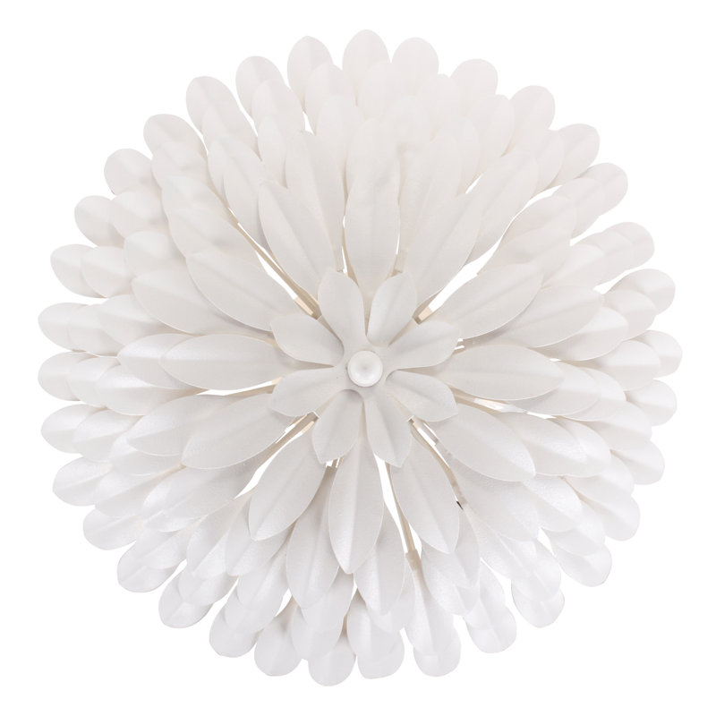 Margo Semi Flush Mount, White