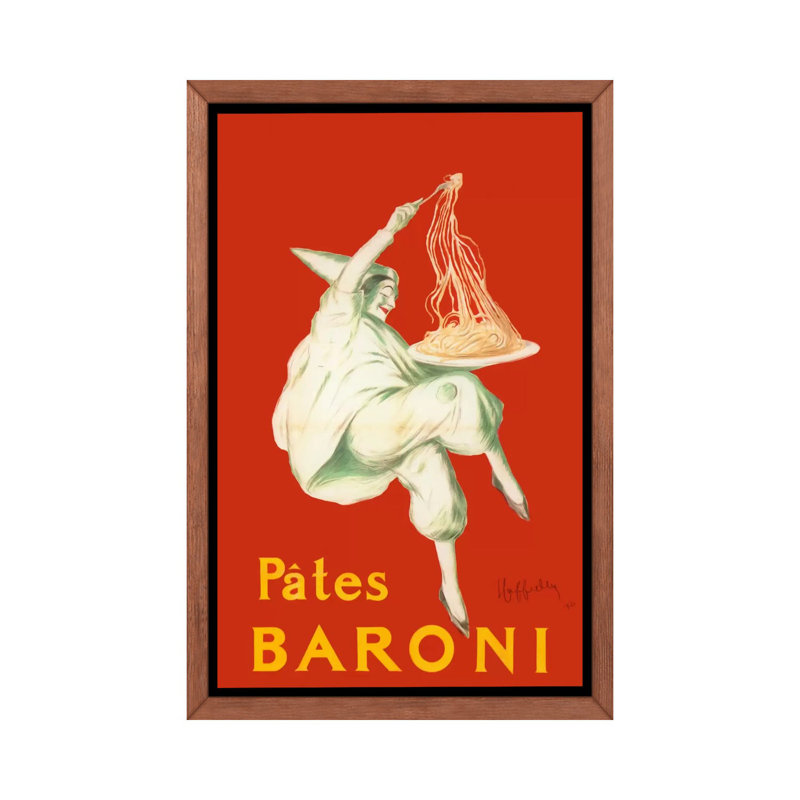 «Cappiello Pates Bari» par Vintage Apple Collection - impression d'art graphique, H 40 po x l 26 po x P 1,5 po