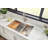 Ruvati Workstation Ledge Undermount 16 Gauge Stainless Steel Kitchen Sink Single Bowl-101378001