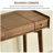 Simple modern solid wood clamshell Makeup Vanity
