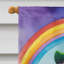 Drapeau double face en polyester H 40 po x l 28 po St Patrick's Day House