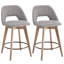 Tabouret de comptoir pivotant 26,8 po Wylee-477407158