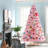 Multi-colored Hinged Fir Artificial Christmas Tree with Foldable Stand-1725874854-1725874850