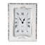 Traditional Roman Numeral Resin Quartz Movement / Crystal Tabletop Clock White