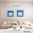 Deep Blue Squares-170449545