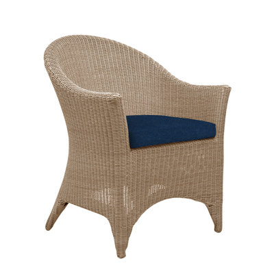 Cape Cod Patio Dining Chair with Cushion (Set of 2)