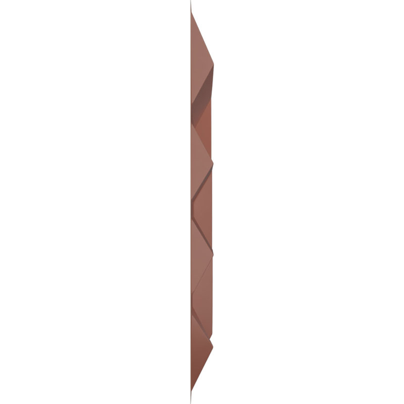 Panneau mural décoratif Bolt EnduraWall 3D, Rose champagne métallique nacré universel
