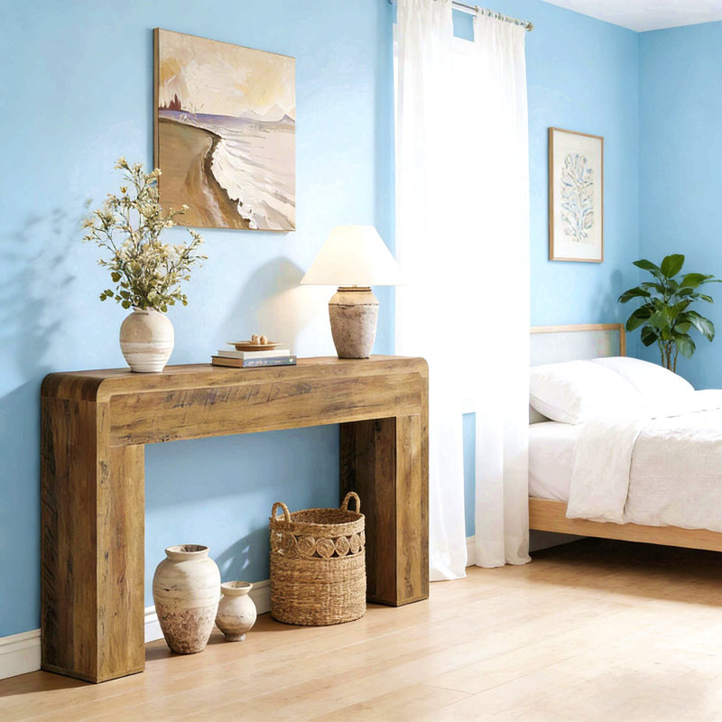 Wooden Entryway Table,Rustic Console Table,Sofa Table