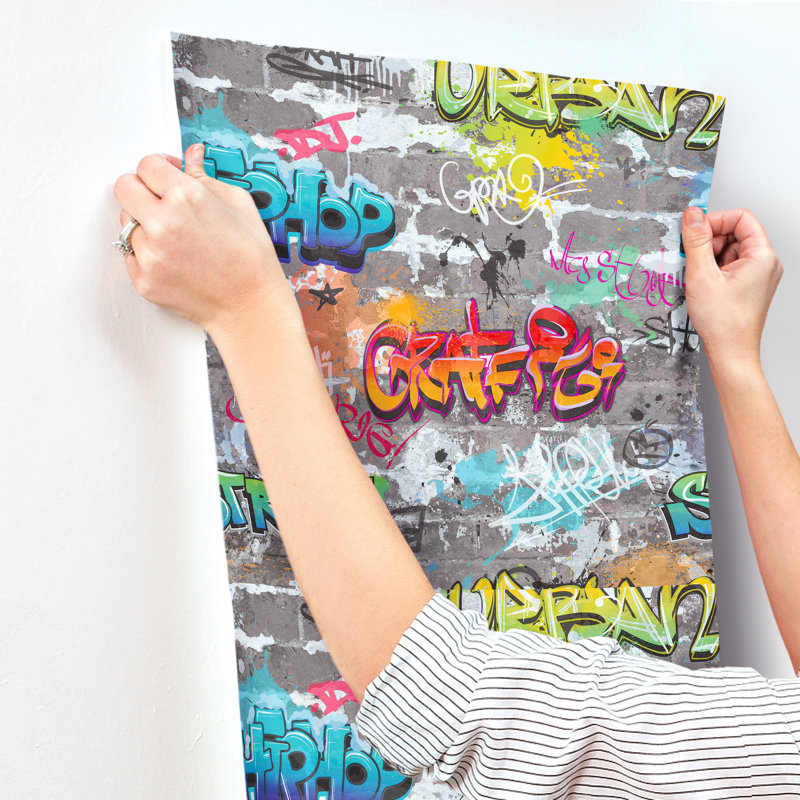 Papier peint Graffiti Wall Street Street