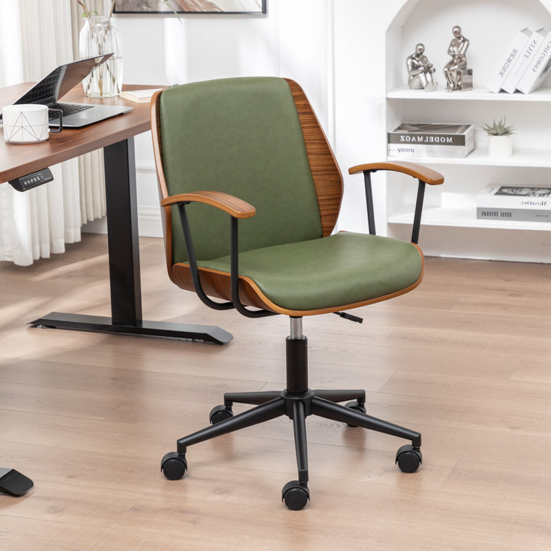 Chaise de bureau Andretta, Vert