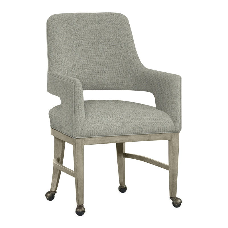 Chaise avec accoudoirs Josie, Perigold Play Sage, Amande chamois