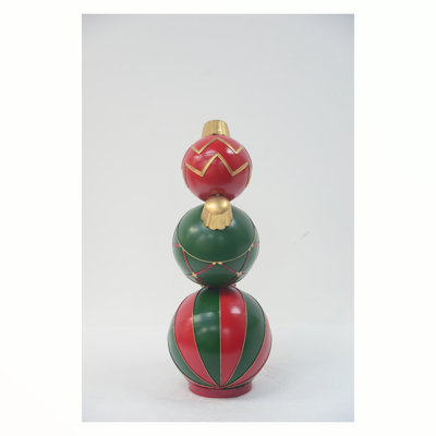 Classic Stacked Christmas Ball Decoration