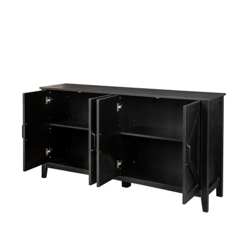 Ayfer 59.06'' Console Table, Black