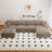 Boneless 136" U Shaped Sectional Couches, Corduroy Sectional Sofa With Reversible Storage Ottoman, 4 Seater Sofa With Throw Pillows Upholstered L-Shaped Couch For Living Room-779772829-779772830