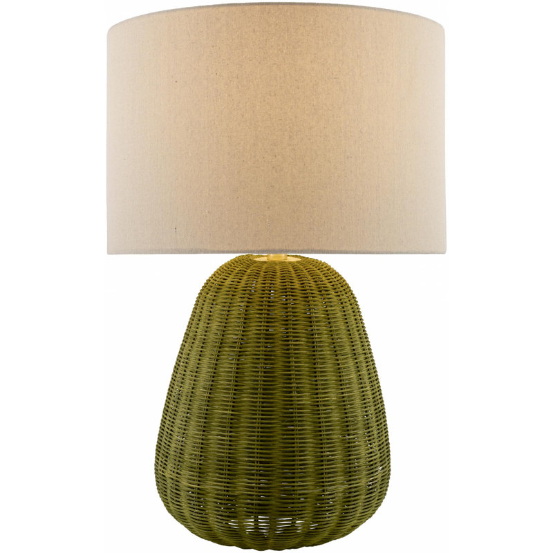 Lampe de table Ollie, Vert, Brun