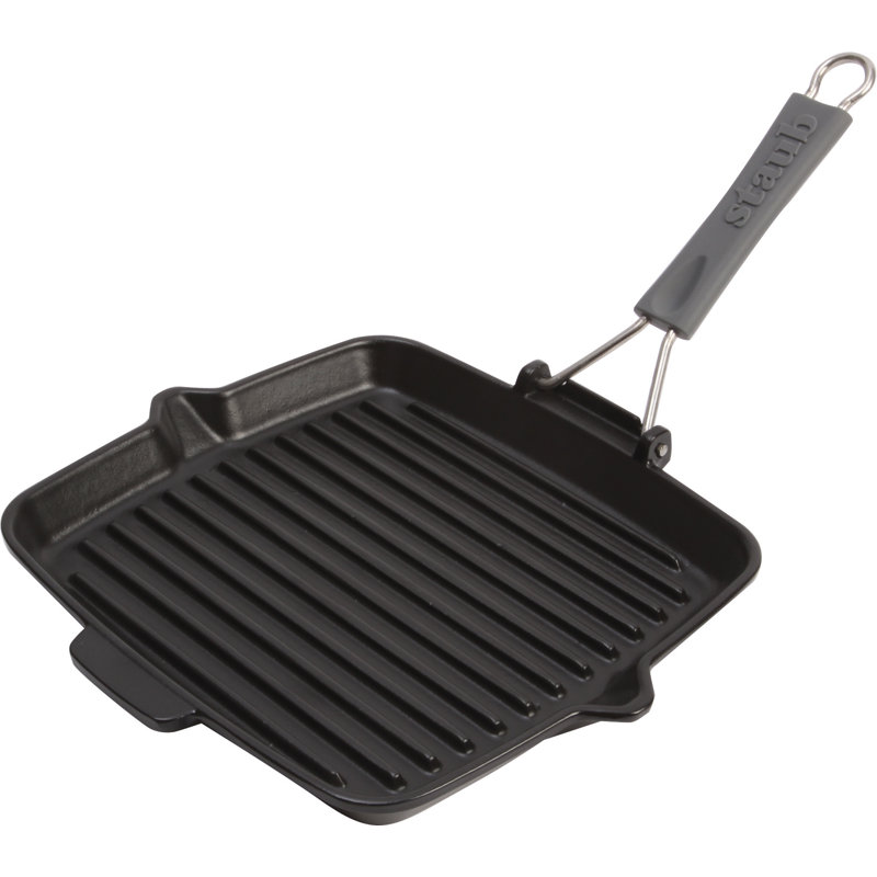 STAUB Grills & Frying Pans Grill Pan, square | Enamel | Black