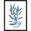 Reproduction d'art encadrée, «Indigo Leaves III»-1571337411-1526839491