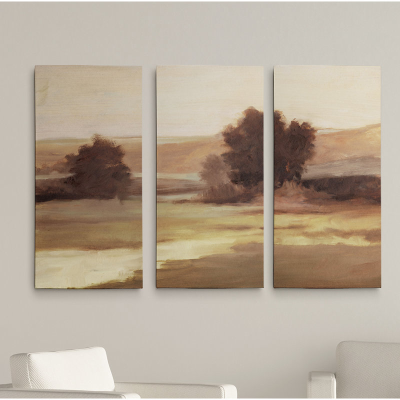 3 - Pieces, 40" H x 60" W x 1.5" D
