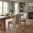 Oatmeal Upholstered Dining Chairs Set Of 2 Tufted Backrest Solid Wood Legs Modern Classic Design For Kitchen Dining Room Living Room-126592383