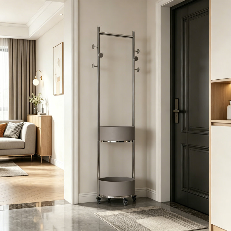 Portemanteaux Modern, Argent, gris clair